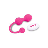 Bodywand Squeeze Remote-Control Rechargeable Weighted Kegel Balls with Remote Pink
